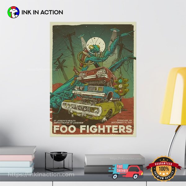 Foo Fighters Concerts Album Cover Poster