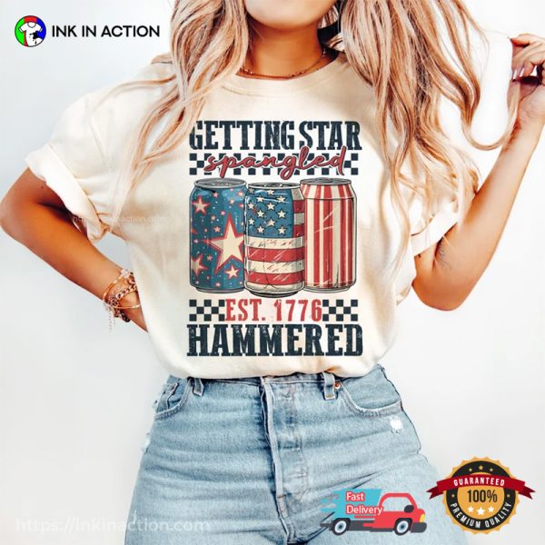 Getting Star Spangled Hammered America Shirt