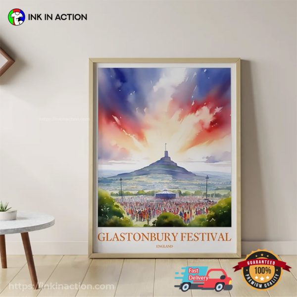 Glastonbury Festival Wall Art