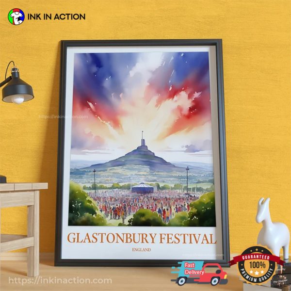 Glastonbury Festival Wall Art