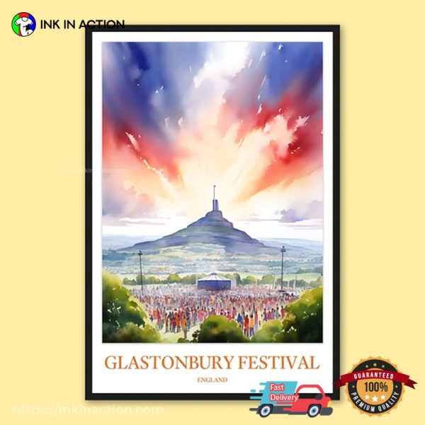 Glastonbury Festival Wall Art