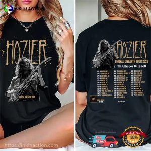 Hozier Unreal Unearth Tour 2 Sides T shirt 4