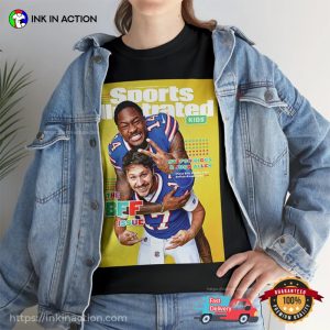 Josh Allen Stefon Diggs Buffalo Bills NFL Sports Illustrated Tee Shirt 4