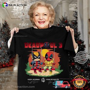 Marvel Deadpool 3 Hugh Jackman and Ryan Reynolds T-shirt