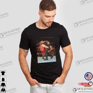 Mike Tyson Knockout Shawn Michaels Wrestling Vintage Graphic Photo T shirt 1