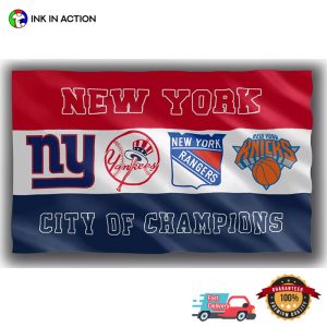 New York City Of Champions Sport Flag