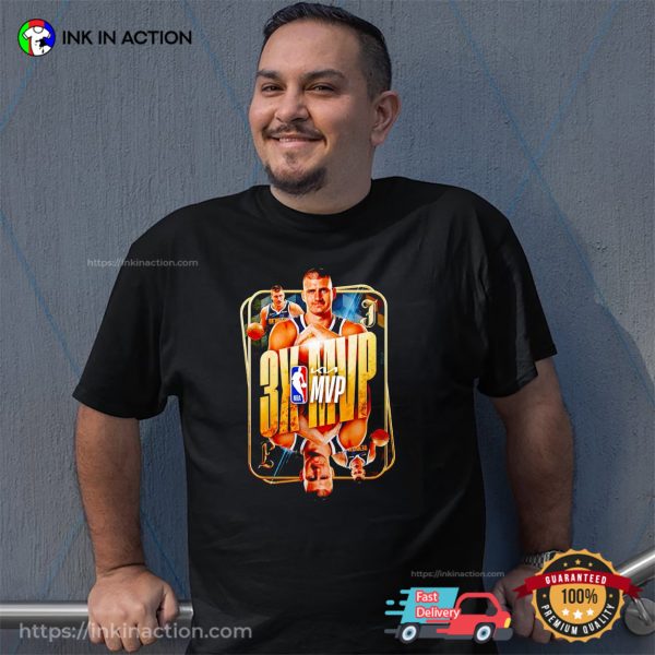 Nikola Jokić 3x MVP Card Shirt