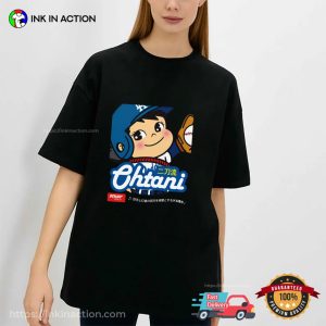 Peko Ohtani 17 Anime Los Angeles Dodgers T-shirt