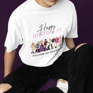 Personalized Happy Birth Day Taylor Eras Album Tour T-Shirt