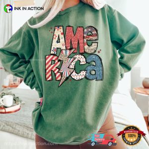 Retro AME Reca fourth of july independence day Shirt 2