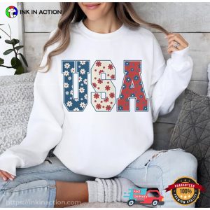 Retro America independence day in us Shirt 3
