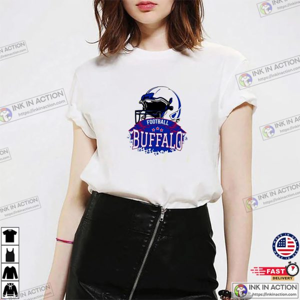 Retro Buffalo Football Vintage Style T-shirt