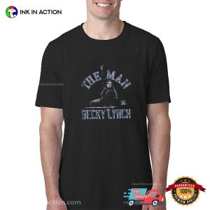 Retro WWE Mens Becky Lynch Wrestling Unisex T-shirt