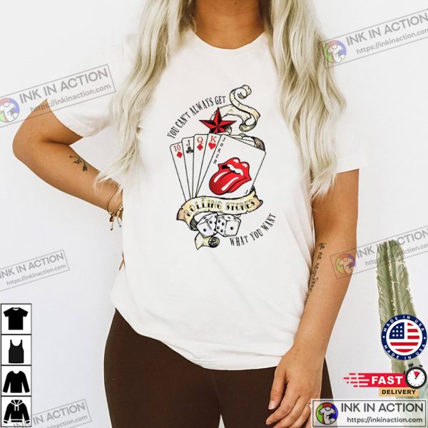 Rolling Stones Inspired Rock Tongue T-Shirt