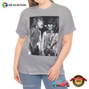Rolling Stones Live Keith Richards, Mick Jagger, Rock Legends Tee 2