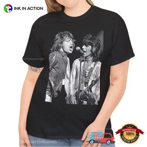 Rolling Stones Live Keith Richards, Mick Jagger, Rock Legends Tee 4