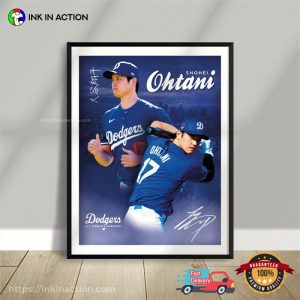 Shohei Ohtani 17 Los Angeles Dodgers Poster