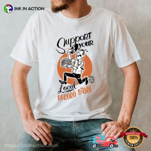 Support Your Local Record Store Graphic T-shirt