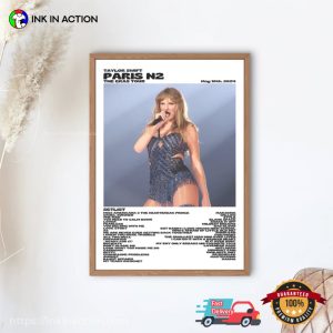 The Eras Tour Paris N2 Taylor Swift Poster