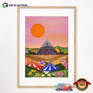 The Pyramid Glastonbury Festival Poster
