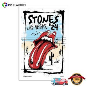 The Rolling Stones Allegiant Stadium In Las Vegas May 11 2024 Poster