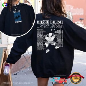 Vintage Billie Eilish World Tour 2024 2 Side Shirt