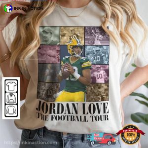 Vintage 90S Jordan Love Green Bay Football Merch 2