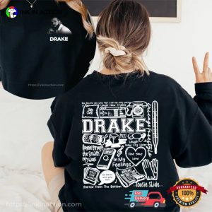 Vintage Drake Rapper Certified Lover Boy 2 Side Shirt