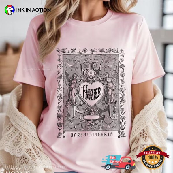 Vintage Gothic Angels Floral Fairy Hozier Unreal Unearth T-Shirt