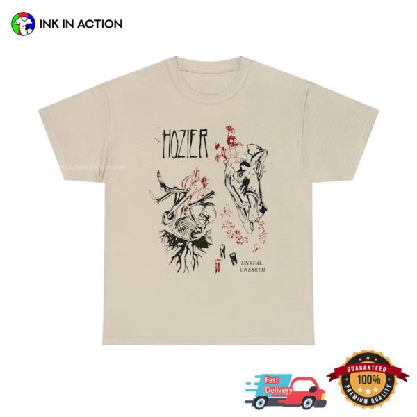 Vintage Hozier Tour 2023 Unreal Unearth T-shirt