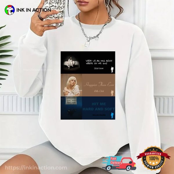 Vintage Studio Album By Billie Eilish Shirt