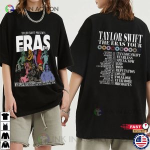 Vintage Taylor Swift The Eras Tour 2024 2 Side Shirt