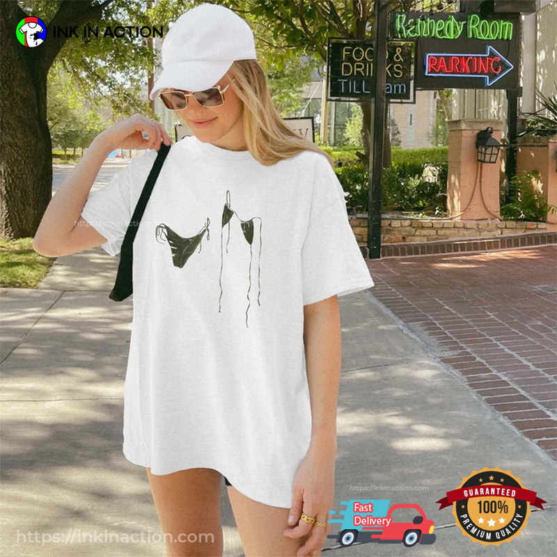 Vintage Cute Bikini Sets Summer Comfort Color Tee