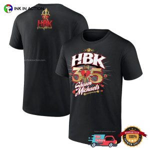 WWE Shawn Michaels 35th Anniversary Graphic T-shirt