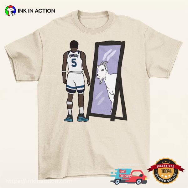 Anthony Edwards NBA Mirror GOAT T-shirt