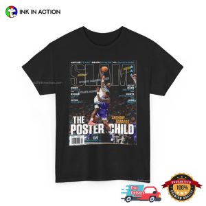 anthony edwards nba Slam The Poster Child T shirt 2