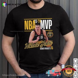 Denver Nuggets Nikola Jokic 2024 NBA MVP T-shirt