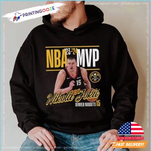 Denver Nuggets Nikola Jokic 2024 NBA MVP T-shirt