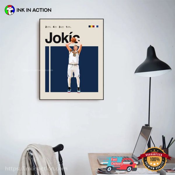 Denver Nuggets Nikola Jokic Inspired Poster