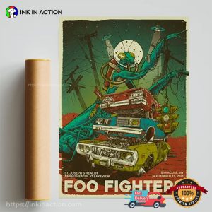 Foo Fighters Concerts Album Cover Poster