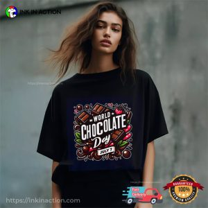 world chocolate day July 7 Graphic T shirt 4