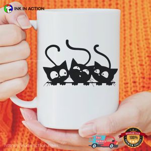 Adorable Black Cats Coffee Cup