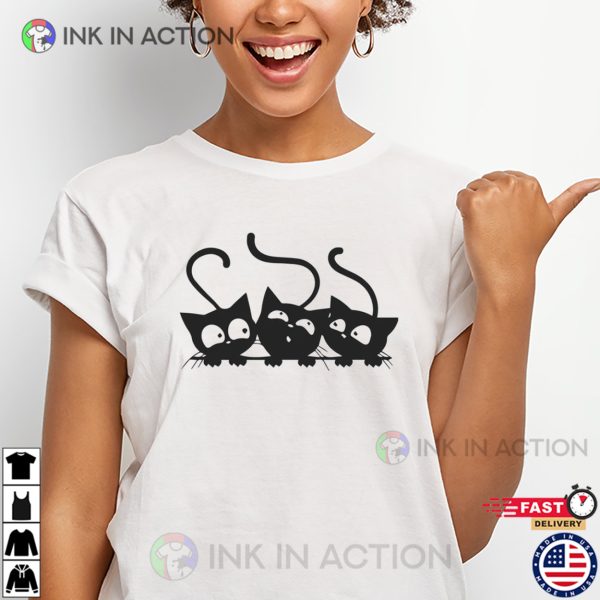 Adorable Black Cats T-shirt