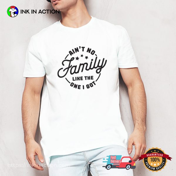 Ain’t No Family Like The One I Got T-shirt, World Family Day Apparel