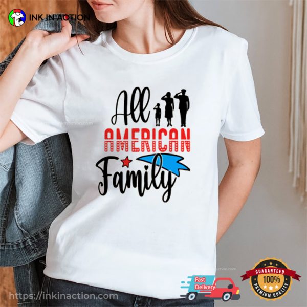 All American Family T-shirt, World Family Day Apparel