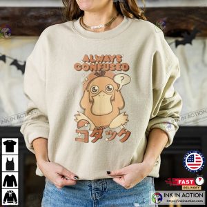 Always Confused Psyduck Vintage pokémon shirt