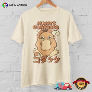 Always Confused Psyduck Vintage pokémon shirt 2