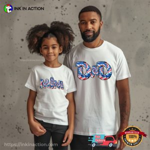 American Family 4th Of July Mama Mini Dad Shirts