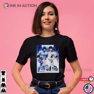 Angeles Dodgers X New York Yankees 2024 Game Battle Baseball T shirt 1