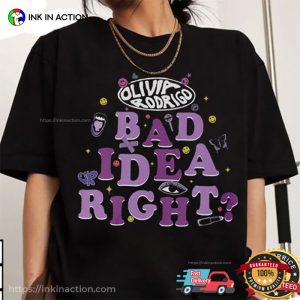 Bad Idea Right Olivia Rodrigo Guts Album T-Shirt